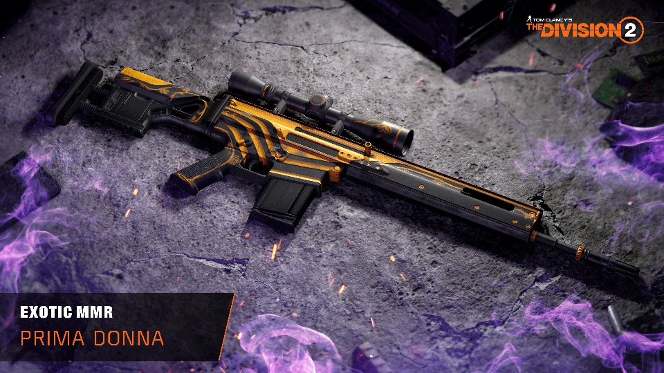 le sniper exotique prima donna sur The Division 2
